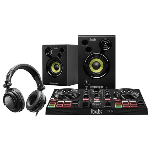 Обучающий комплект Hercules DJ с контроллером Inpulse 200 и полной версией программного обеспечения DJuiced DJ DJ Learni