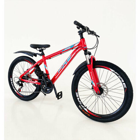 Велосипед алюминиевый взрослый горный 26" FIRE 2024 рост 150-170/скоростной/ велик взрослый мужской женский подростковый