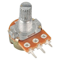 Потенциометр GSMIN WH148 B100K (100 кОм) переменный резистор 15мм 3-pin