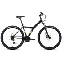 Велосипед горный с колесами 27,5" Forward Dakota 27,5 2.0 D рама 16,5" черно-зеленый 2022 год FORWARD