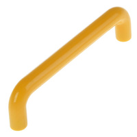 Ручка скоба plastic 009, пластиковая, м/о 96 мм, желтая TUNDRA