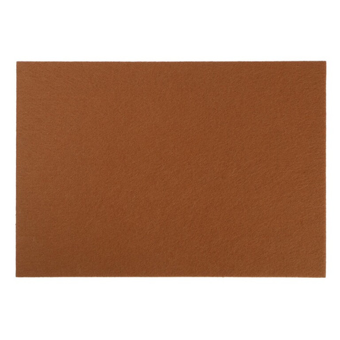Накладка для мебели из войлока, 210х300 мм, клейкая поверхность, цвет светло-коричневый TUNDRA