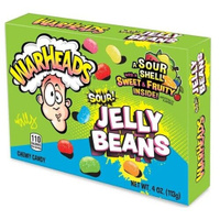 Конфеты Кислые Warheads Sour Jelly Beans / Вархедс Джелли Бинс 113 г. (США) WARHEADS