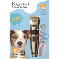 Машинка для стрижки волос животных Kemei KM-1056