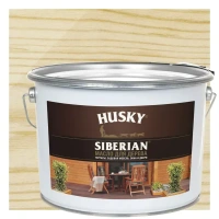 Масло для дерева для наружных работ Husky Siberian сатинированное прозрачное 9 л HUSKY None