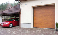 Автоматические подъемные секционные гаражные ворота ALUTECH Trend 3000×2375 мм