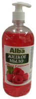 Жидкое мыло ALBA Малина в карамели 1л