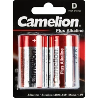 Батарейка алкалиновая Camelion Plus Alkaline LR20-BP2 2 шт. Без бренда