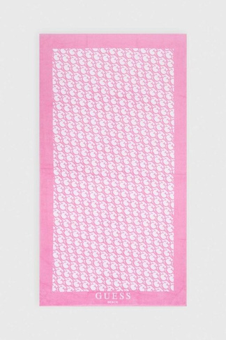 Полотенце с добавлением шерсти Guess, розовый