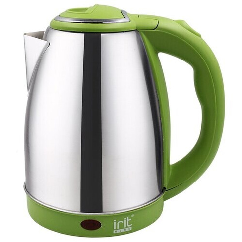Чайник irit IR-1348, silver/green