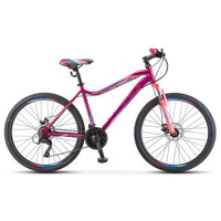 Горный (MTB) велосипед STELS Miss 5000 D 26 V020 (2021) фиолетовый/розовый 18" (требует финальной сборки)