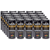 Кофейный напиток Lotte Let's Be Espresso, 0.24 л , 30 шт. Let's be