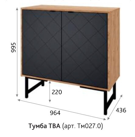 Тумба ТВА 027 (Омск-мебель)