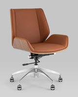 Кресло офисное TopChairs Crown SN коричневый Компьютерное кресло
