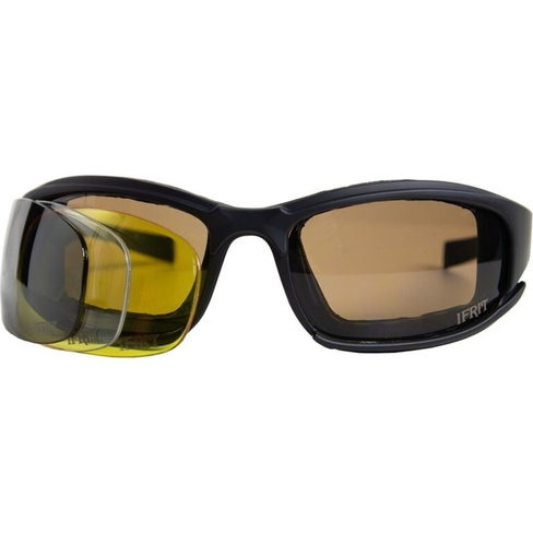 Тактические очки Ifrit "Crossfire Striker" оправа поликарбонат, черный ОСТ-602 4680232391839