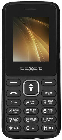 Сотовый телефон teXet TM-118Black