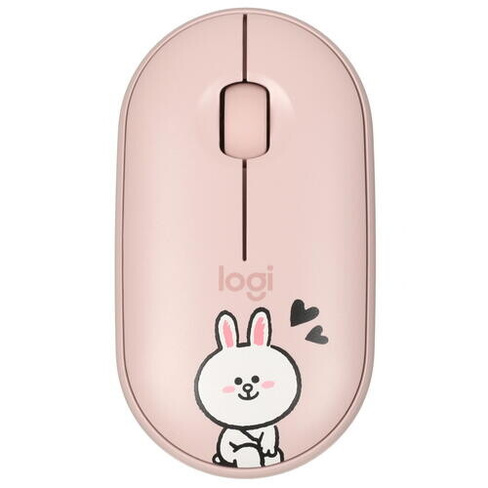 Беспроводная мышь Logitech PebbleM350Pink_1