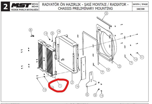 Радиатор MST 5422361