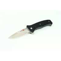 Нож складной SERE 2020 G, 3,6" Combo, black (AMK2203) AL MAR
