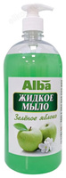 Жидкое мыло ALBA Зеленое яблоко 1л