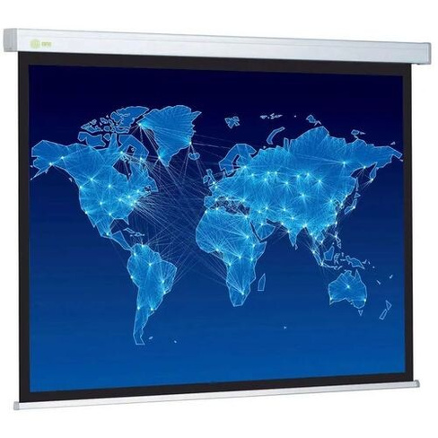 Экран Cactus Wallscreen CS-PSW-170x170, 170х170 см, 1:1, настенно-потолочный белый