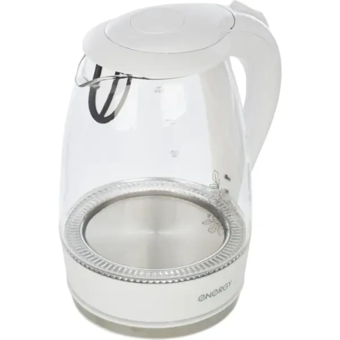 Электрический чайник Energy E-262 1.7 л стекло цвет белый ENERGY
