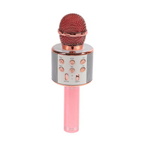 Микрофон для караоке luazon lzz-56, ws-858, 1800 мач, розовый Luazon Home