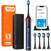 Зубная щётка электрическая Bitvae S3 Smart E-Toothbrush с поддержкой прилоложения для смартфонов, синяя