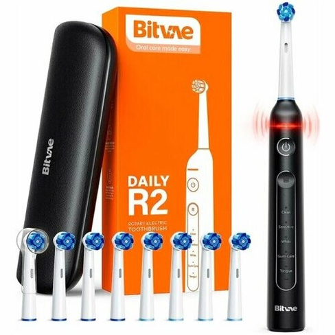 Зубная щётка электрическая Bitvae R2 Rotary E- Toothbrush, черная