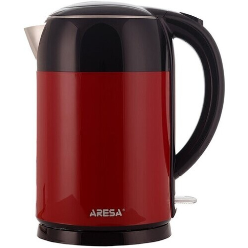 Чайник Aresa AR-3450 (1,7 л, 1800 Вт, двойные стенки, красный) ARESA