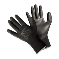 Перчатки «Для точных работ» полиэстеровые черные 9(L) Fiberon PSV036P