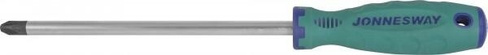 Отвертка крестовая JONNESWAY D71P4200 ANTI-SLIP GRIP, PH4 х 200 мм [049117]