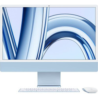 Моноблок Apple iMac A2874, 24", Apple M3 8 core, 16ГБ, 256ГБ SSD, Apple, macOS, синий [z197001ya]