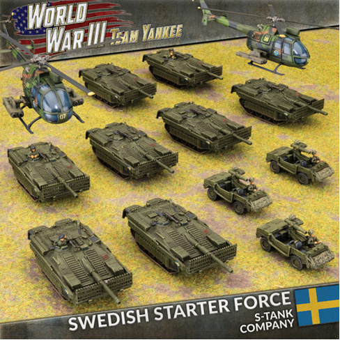Фигурки Swedish S-Tank Company Starter Force