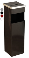 Урна металлическая уличная Титан Мета К180Н черная, с пепельницей, Титан арт. Т15516