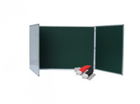 Доска школьная трехэлементная boardSYS BOARDSYS 120x400 алюминиевая рама