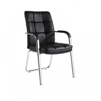 Конференц-кресло Easy Chair Easy Chair Echair 810 VPU кожзам черный, хром