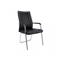 Конференц-кресло Easy Chair Easy Chair Echair 811 VPU кожзам черный, хром
