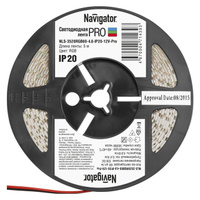 Лента светодиодная LED NAVIGATOR RGB 4.8Вт IP20 12В