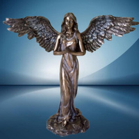 Ангел с крыльями 30 см из литьевого мрамора