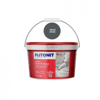Затирка цементная эластичная Plitonit Colorit Premium мокрый асфальт 2 кг