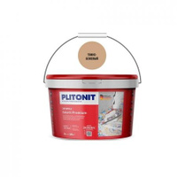 Затирка цементная эластичная Plitonit Colorit Premium темно-бежевая 2 кг