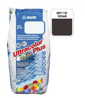 Затирка цементная Mapei Ultracolor Plus 120 черная 2 кг