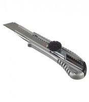 Нож строительный Hesler 18 мм с ломающимся лезвием стальной корпус