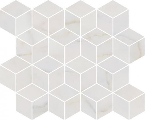 Мозаика Kerama Marazzi Греппи Декор Белый Глянцевый 45x37.5