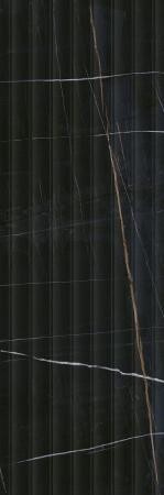 Плитка Kerama Marazzi Греппи Черный Структура Глянцевый 40х120