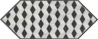 Плитка Kerama Marazzi Келуш Декор 4 черно-белый 14х34