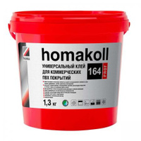 Клей Homa для ПВХ, LVT, SPC покрытий универсальный homakoll 164 Prof 1.3 кг