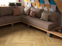Кварцвиниловая плитка LVT Fine Floor Craft (Short Plank) Дуб Квебек FF-408