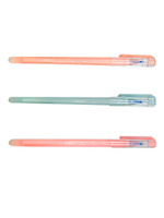 Ручка пиши-стирай KWELT Shine, гелевая 0,5мм синяя, с силиконовым ластиком, 3 дизайна